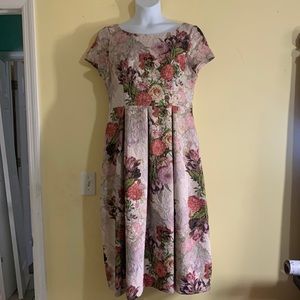 Adrianna Papell floral dress